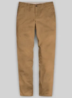 Washed Stretch Summer Tan Chino Pants
