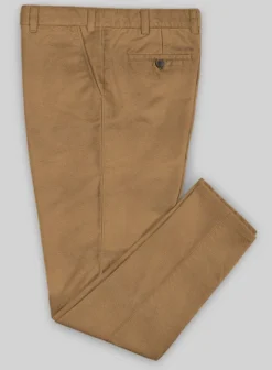 Washed Stretch Summer Tan Chino Pants -Studiosuits Shop washedstretsumwtstanpantslook 2