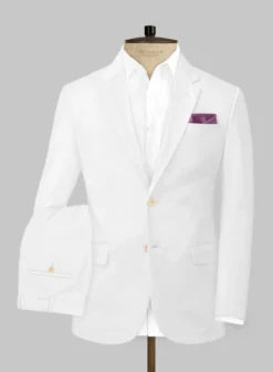 White Stretch Chino Suit