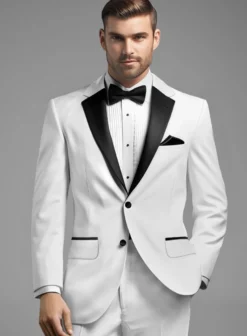 White Tuxedo Suit -Studiosuits Shop whitetuxedosuitlook 3