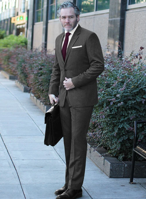 Lanificio Zegna Traveller Charcoal Wool Suit 3 Lanificio Zegna Traveller Charcoal Wool Suit - Image 3