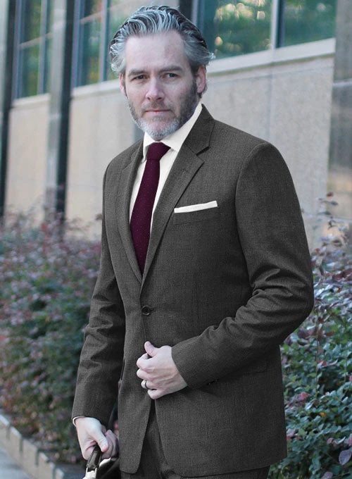 Lanificio Zegna Traveller Charcoal Wool Suit 5 Lanificio Zegna Traveller Charcoal Wool Suit - Image 5